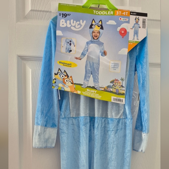 Disguise Bluey Toddler Costume 3T - 4T Dress Play Holiday Pretend Soft Disney - Picture 3 of 9